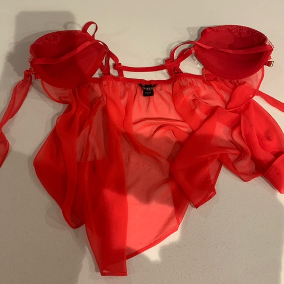 Victoria's Secret Tie-Front Babydoll Lingerie - Picture 8 of 8